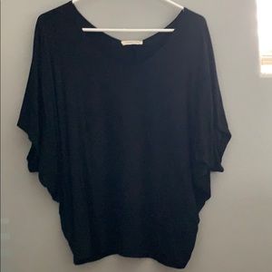 TwelveMonths Black Three quarter sleeve blouse